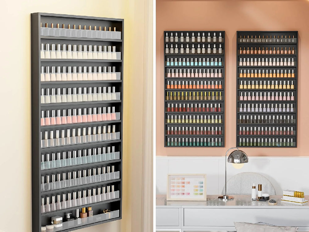 Maximize Your Wall Space: Nail Polish Display Ideas