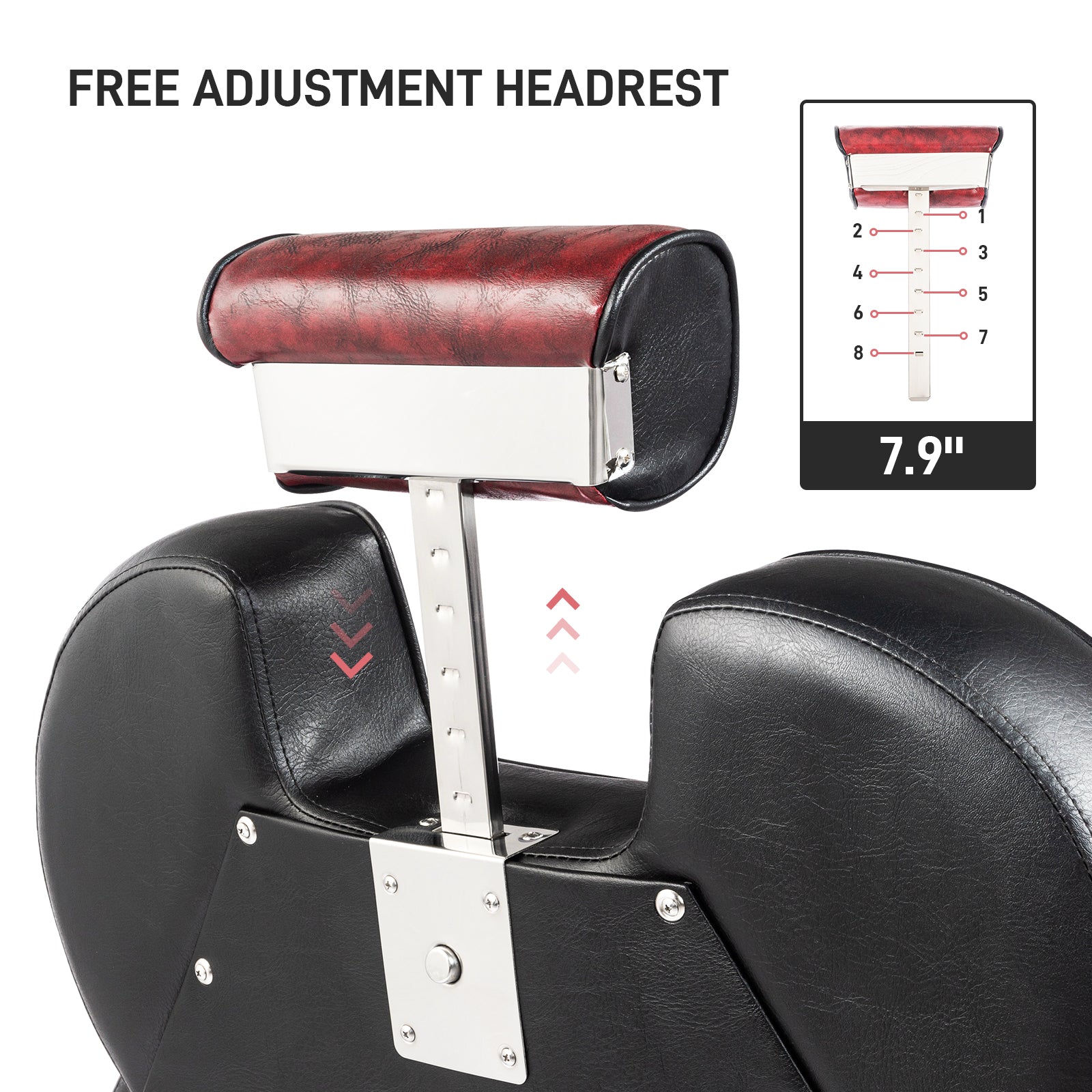 OmySalon Hydraulic Barber Chair Heavy Duty
