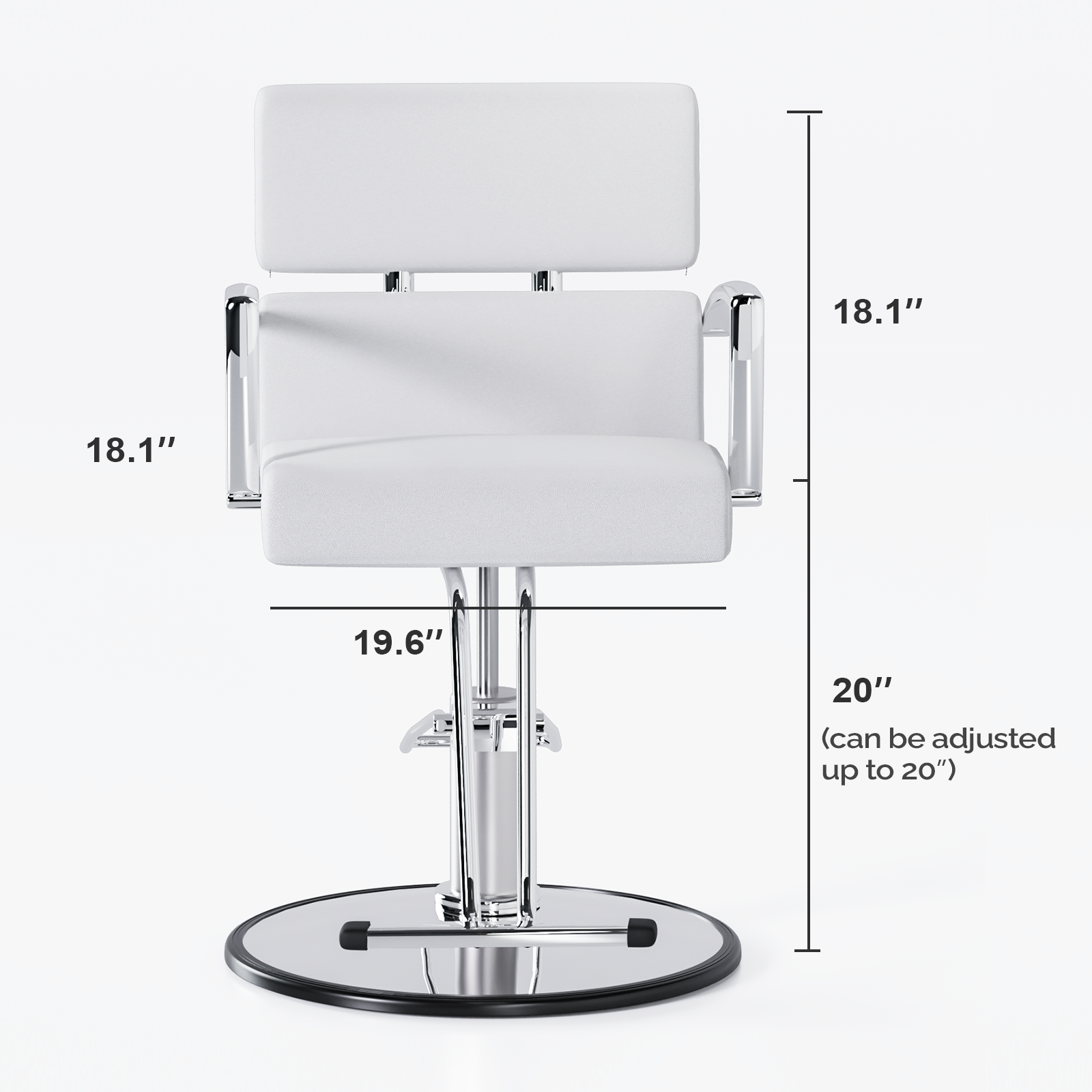 OmySalon Beauty Barber Chair Salon Hydraulic Styling Chair with 360 Degree Swivel