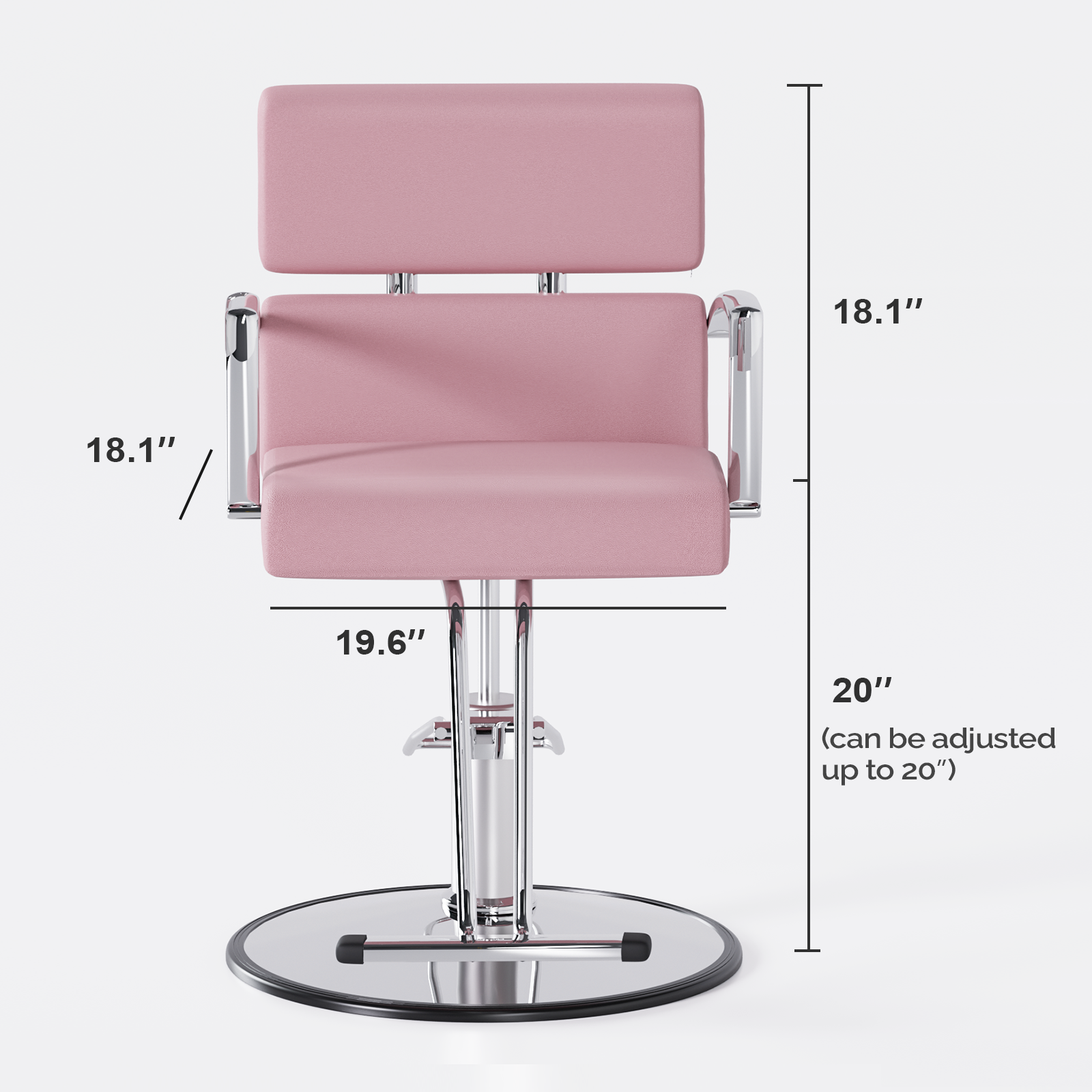 OmySalon Beauty Barber Chair Salon Hydraulic Styling Chair with 360 Degree Swivel