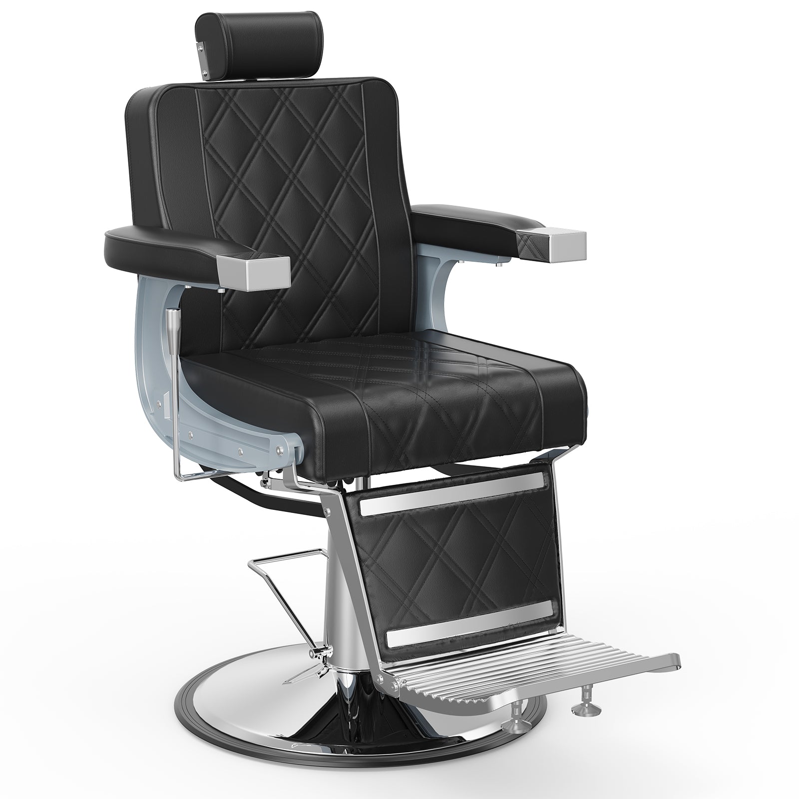 OmySalon BC1402 Modern Style Heavy Duty Hydraulic Recline Barber Chair