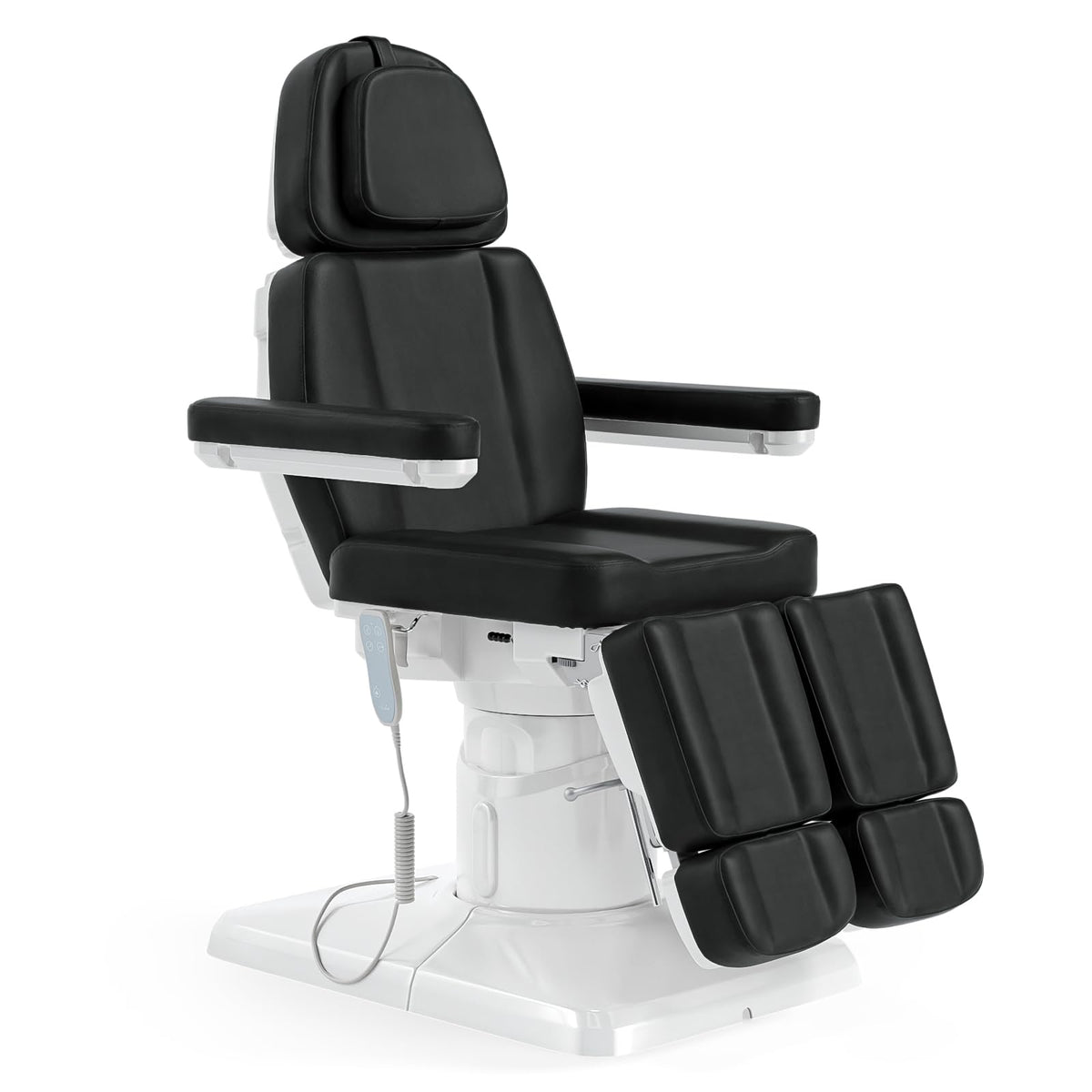OmySalon LBTC2 73in Electric Tattoo Facial Bed with 2 Motors, Remote One-touch Operate, 90° Rotation and Adjustable Split Legs