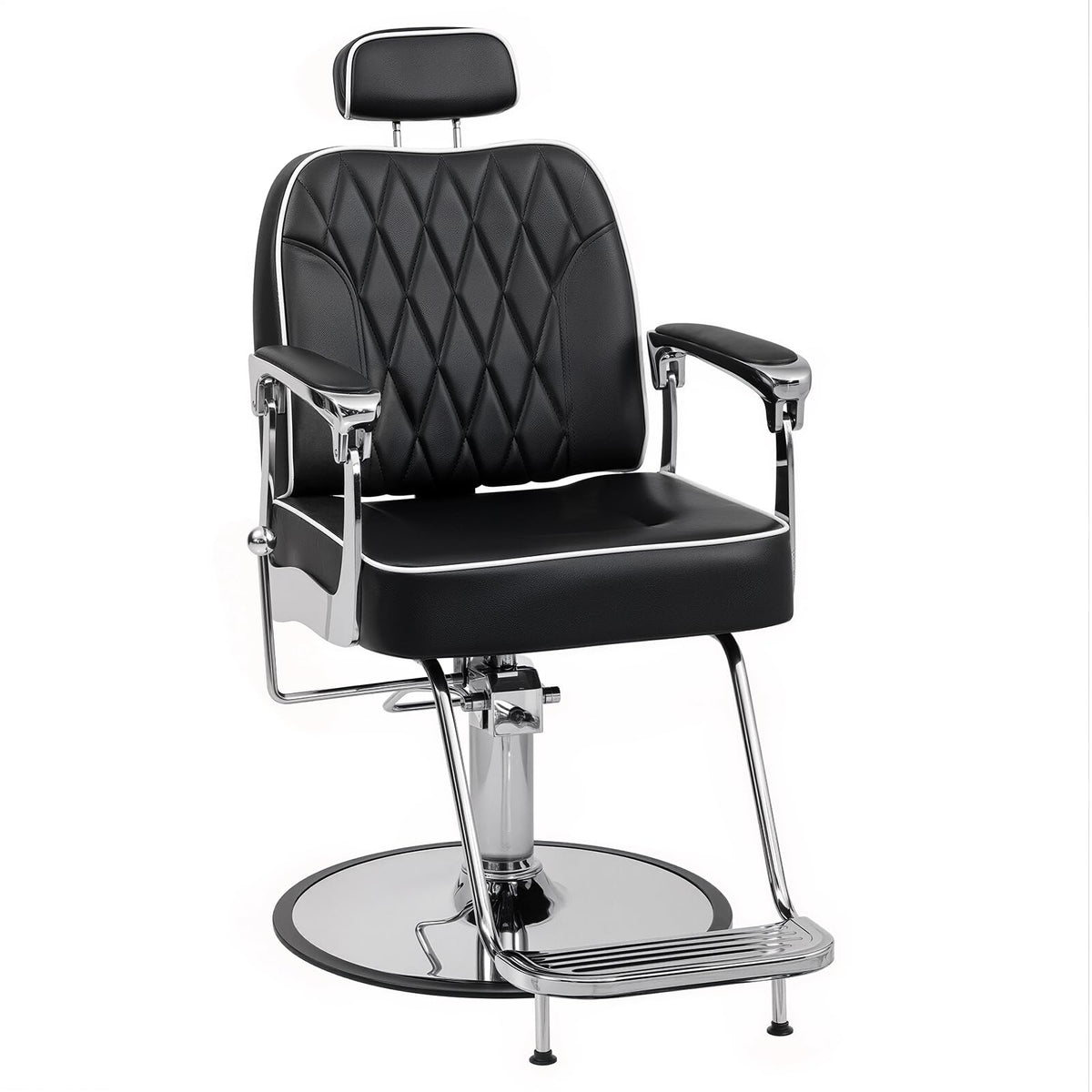 OmySalon SC3901 All Purpose Hydraulic Reclining Salon Chair w/Headrest
