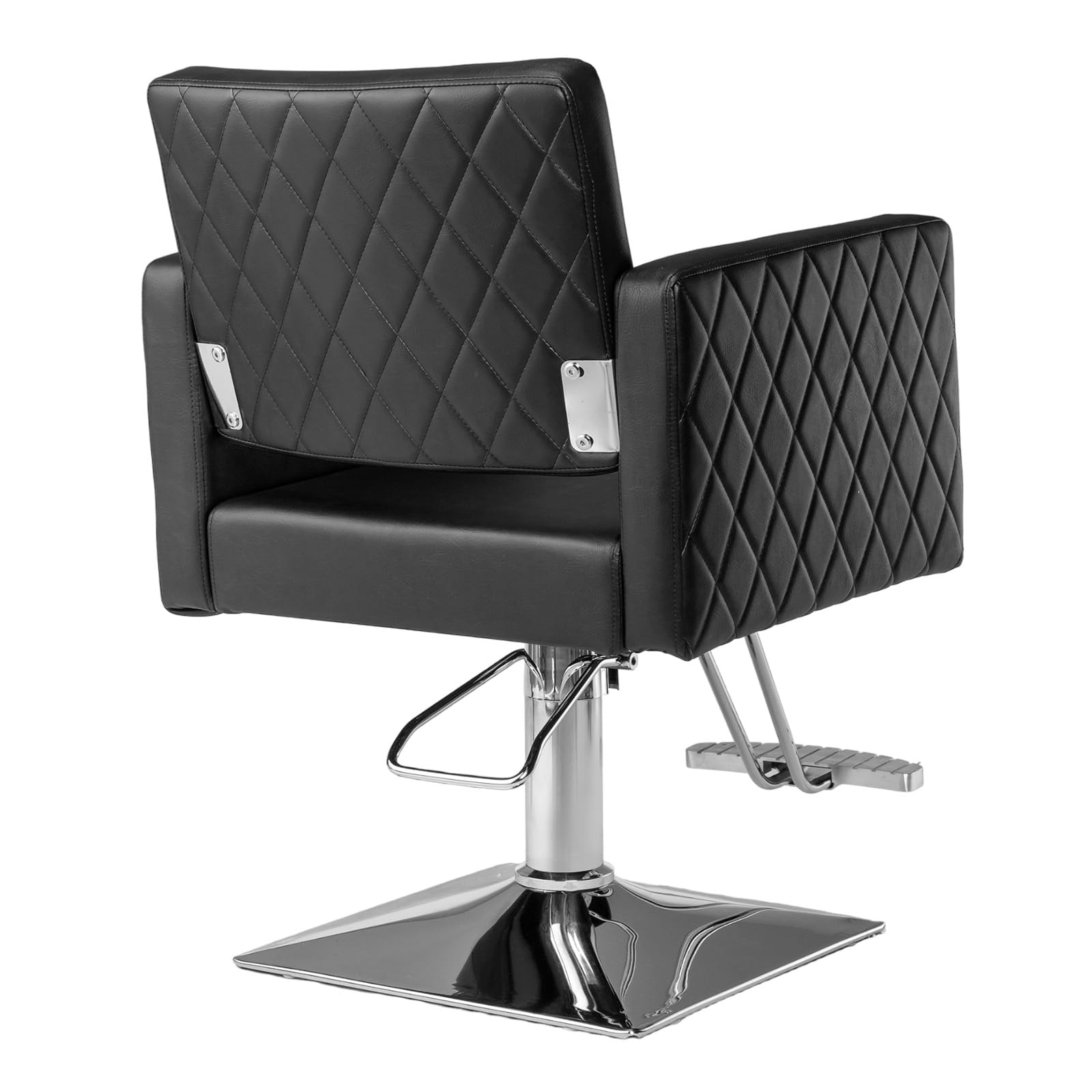 OmySalon Hydraulic Barber Chair Heavy Duty 360-Degree Swivel Wide Seat Hair Styling Chair