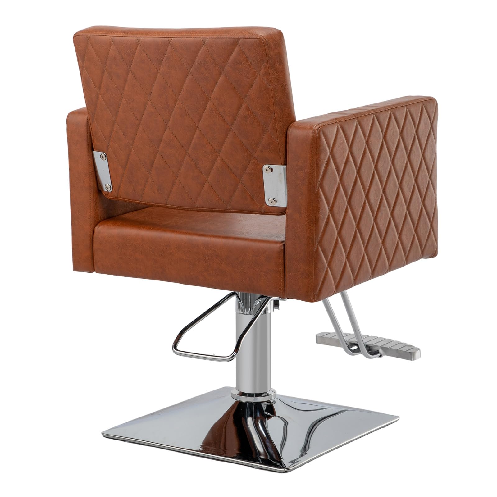 OmySalon Hydraulic Barber Chair Heavy Duty 360-Degree Swivel Wide Seat Hair Styling Chair