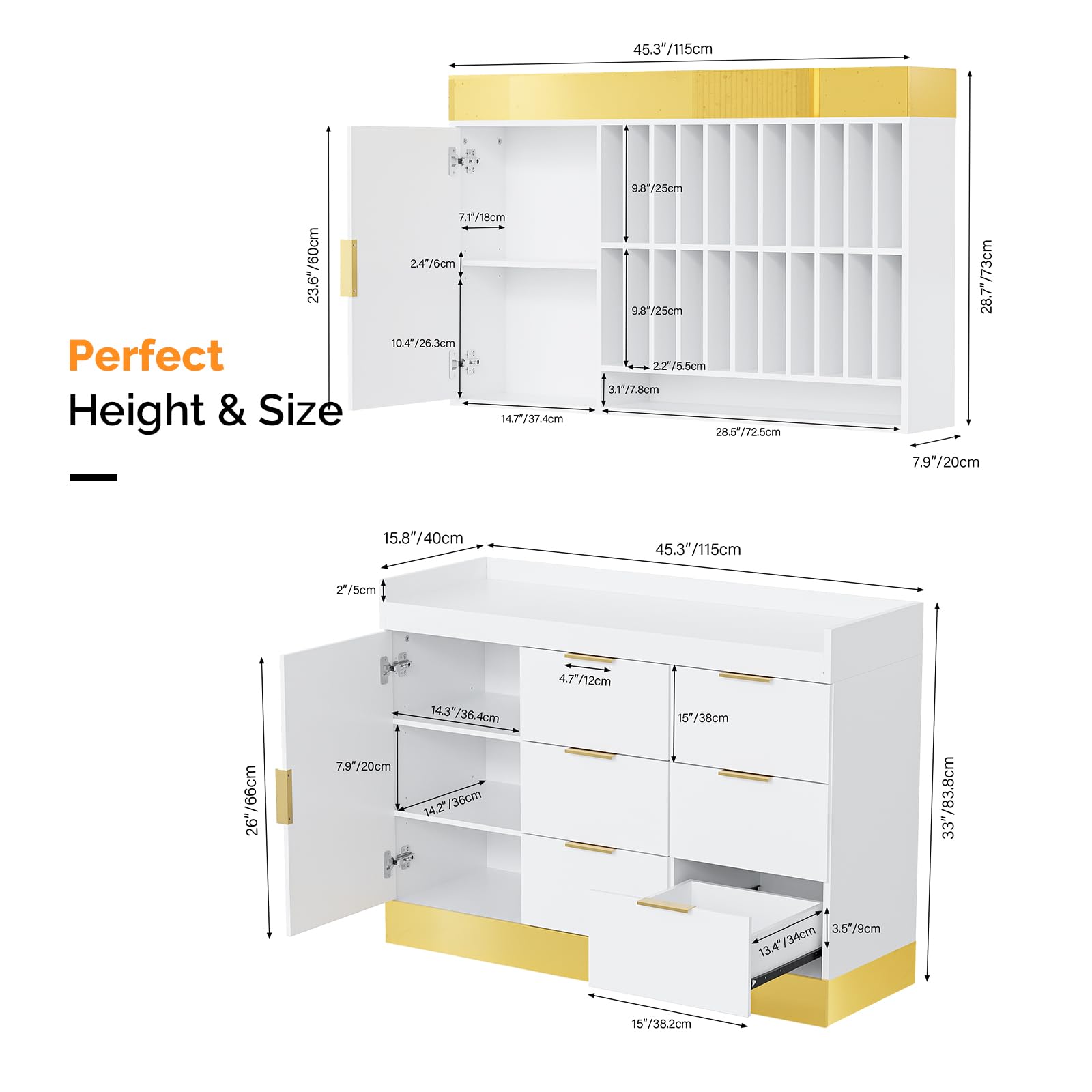 OmySalon WSCR Wall Mounted Hair Color Organizer Rack Cabinet Station