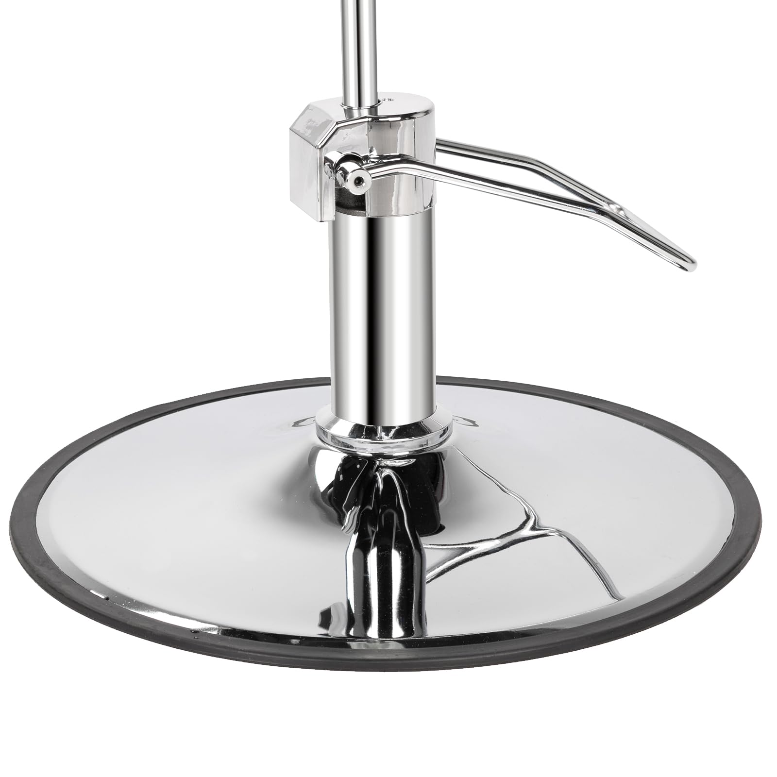 OmySalon SC2901 Ergonomic 360-Degree Swivel Hydraulic Hair Stylist Salon Chair with Curved Armrests