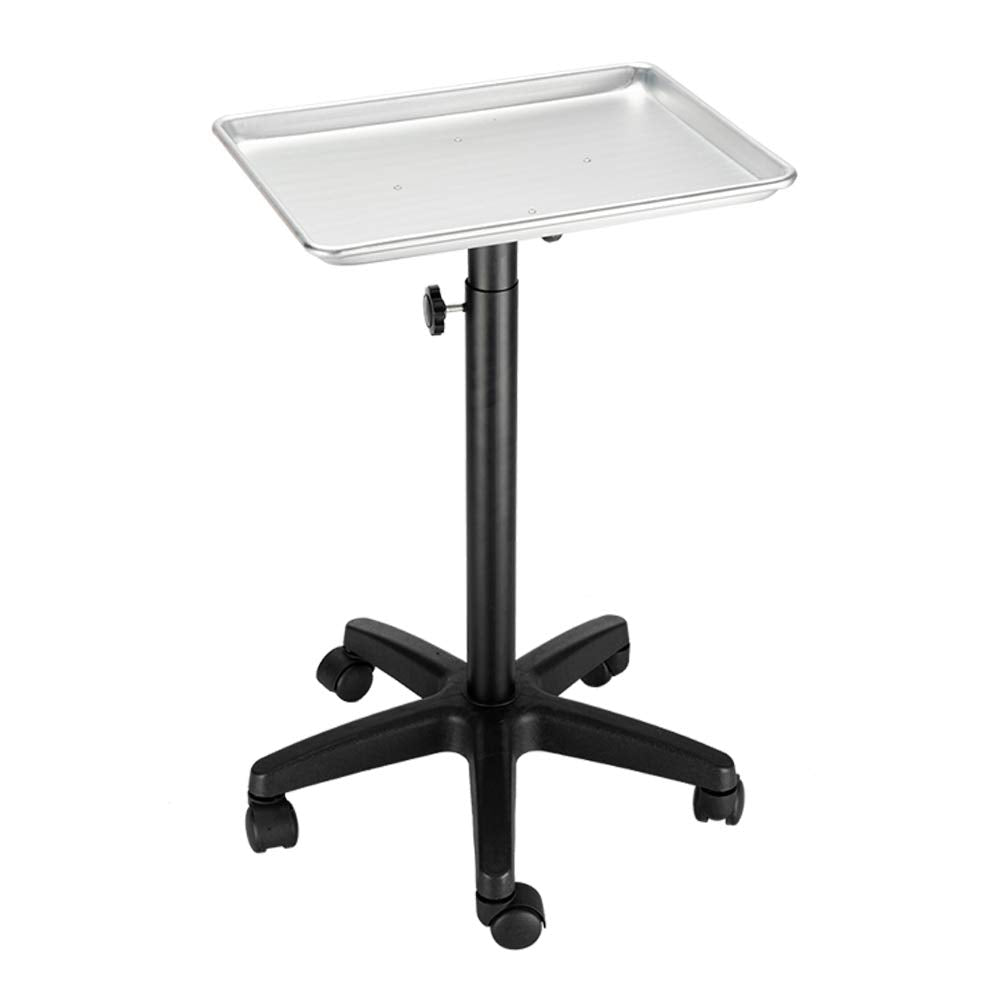 OmySalon ST Height Adjustable Rolling Salon Tray Trolley Cart on Wheels