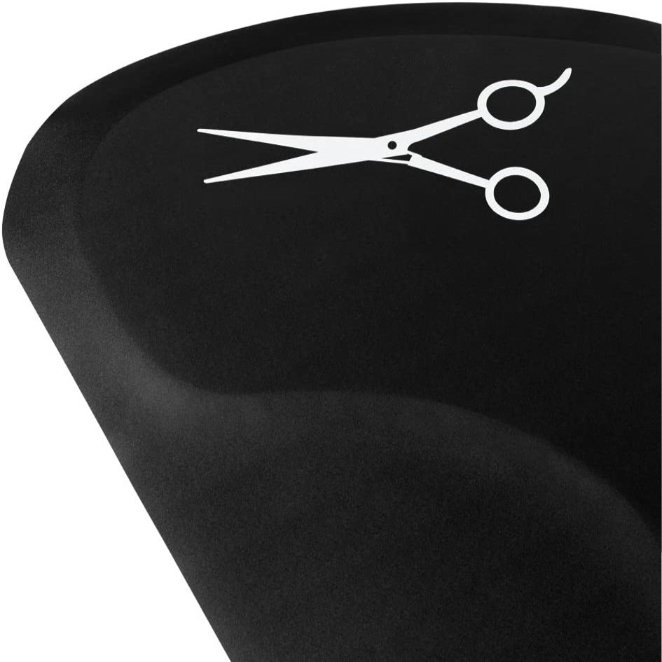 OmySalon 3' x 5' Anti Fatigue Mat Circular Salon Mat for Round Base Salon Chair 1/2'' Thick - 2 Pack