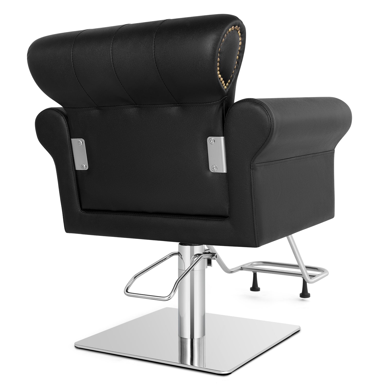 OmySalon Barber Chair Hydraulic Styling Chair Spa Styling Hairdressing Tattoo Equipment Black