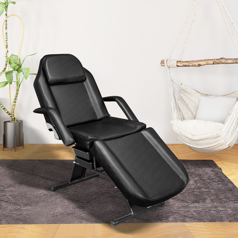 OmySalon SBWD 72in Adjustable Facial Massage Bed w/2 Beauty Baskets
