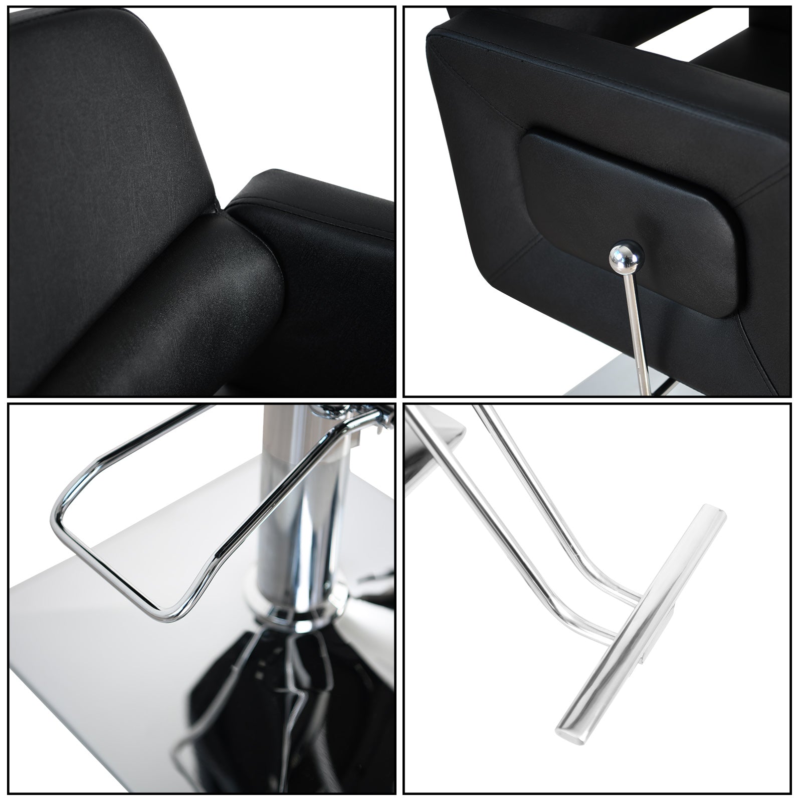 OmySalon All Purpose Chair Reclining for Salon, Hydraulic Barber Chair Heavy Duty for Hair Stylist