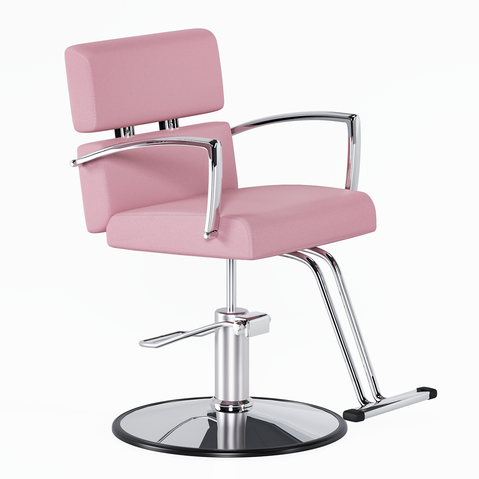 OmySalon Beauty Barber Chair Salon Hydraulic Styling Chair with 360 Degree Swivel
