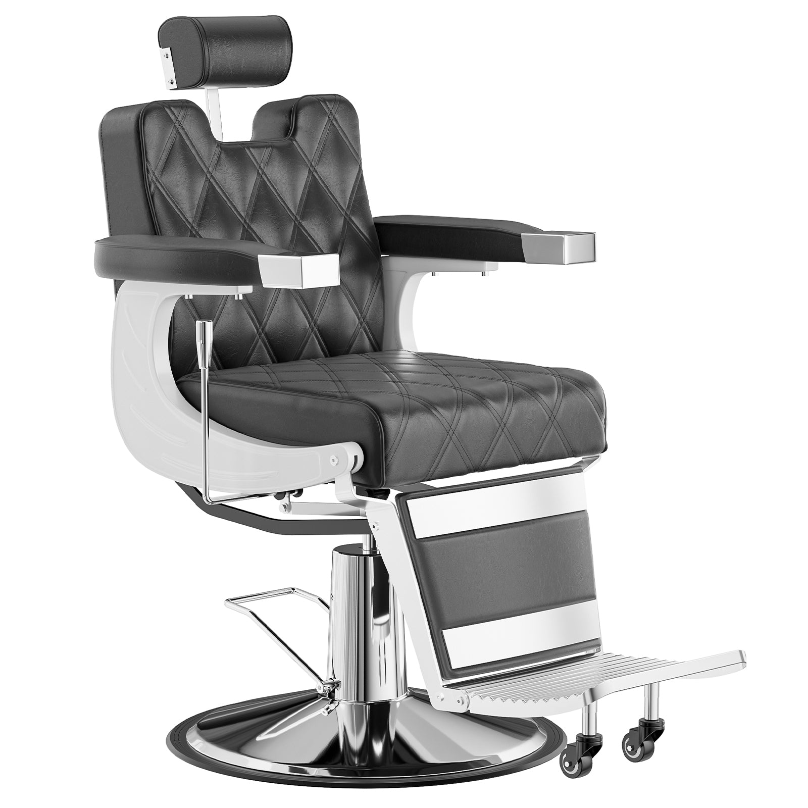 OmySalon BC1401 Modern Style Heavy Duty Hydraulic Recline Barber Chair