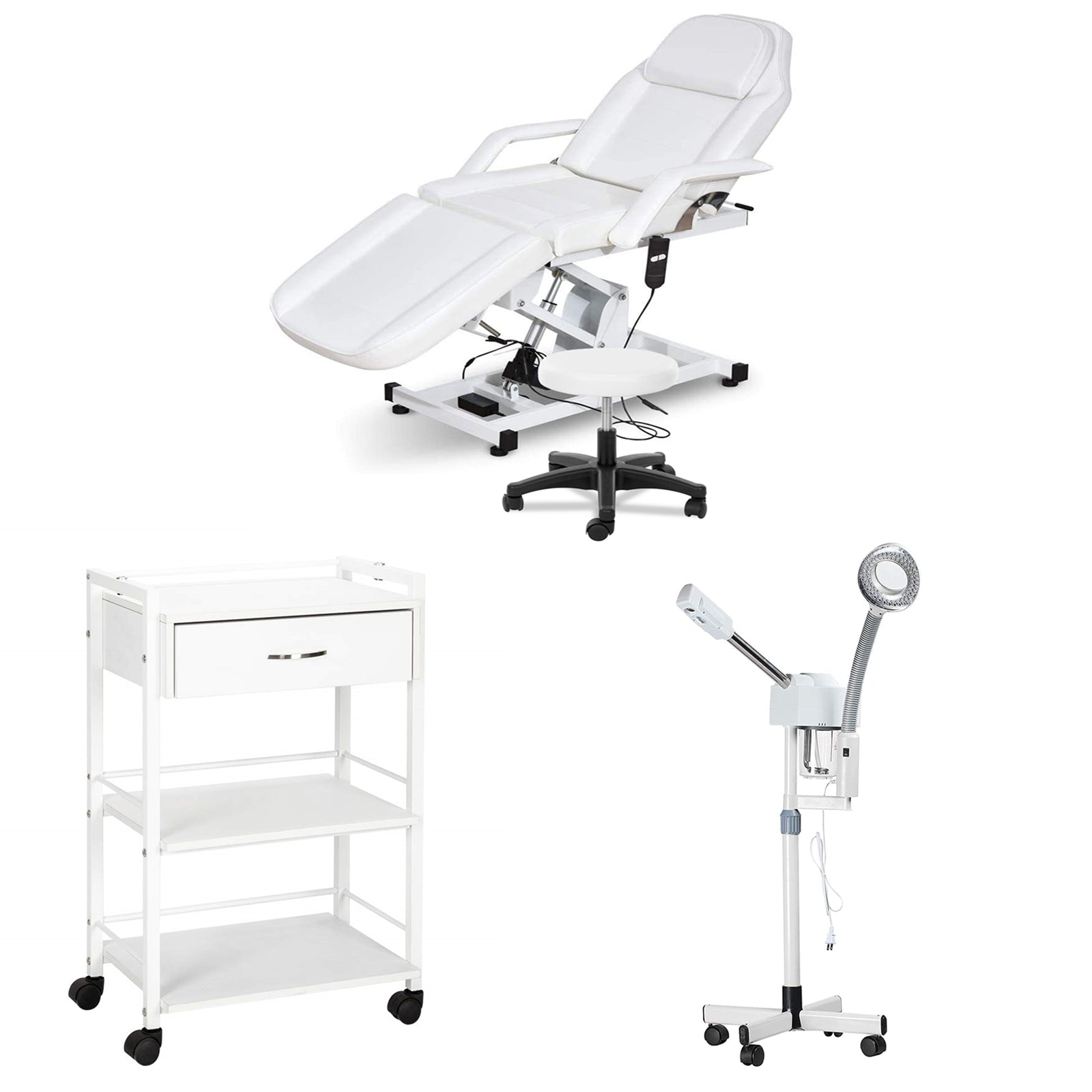 Omysalon 1 Operator Spa Package Set Black/white