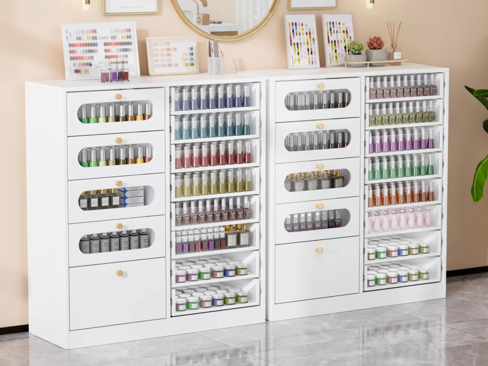 Nail Polish Rack Ideas for an Organized Salon