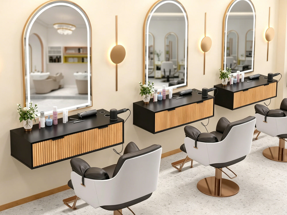 The Rise of Space-Saving Design: Wall-Mounted Salon Stations