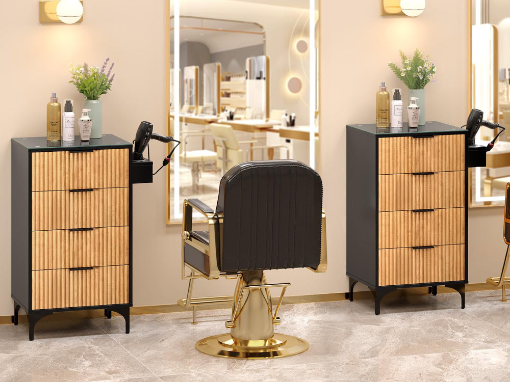 New Trends in Modern Salon Furniture: Slatted Design