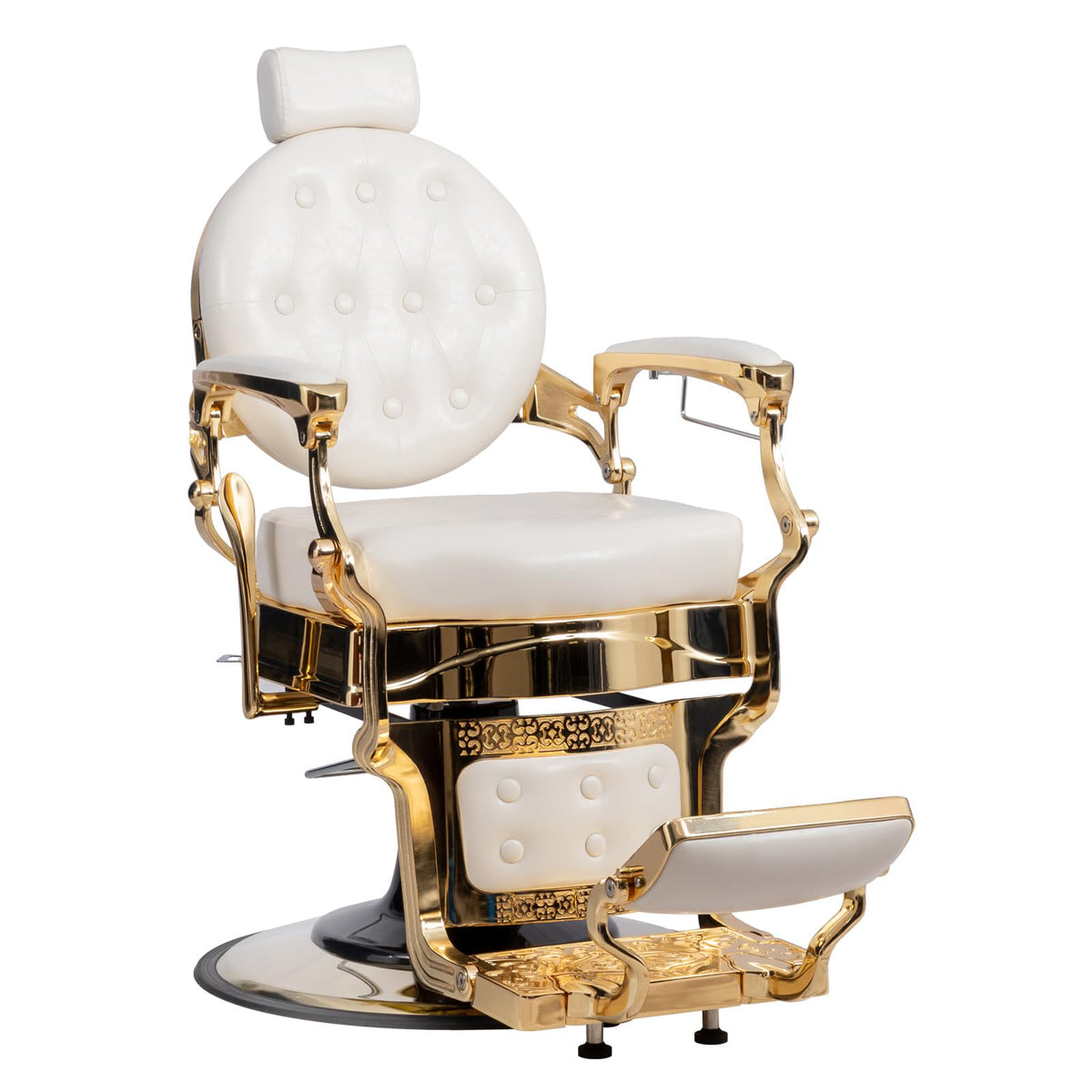OmySalon BC1601 Vintage Style Heavy Duty Hydraulic Recline Barber Chair