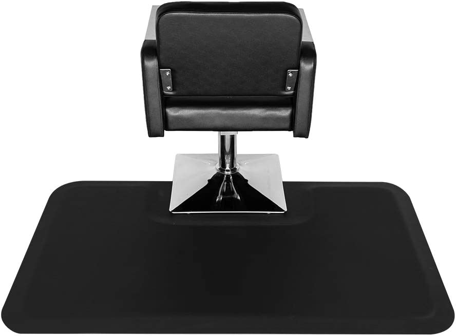 OmySalon Rectangle Anti Fatigue Mat Salon Barber Mat for Square Base Styling Chair 1/2in 3/4in Thick