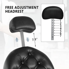 OmySalon Vintage Barber Chair & Anti-Fatigue Mat Bundle