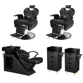 OmySalon 2 Operator Basic Barber Package Black