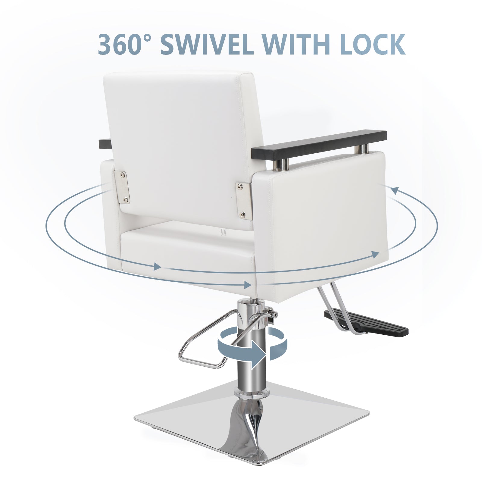 OmySalon SC05 Hydraulic 360-Degree Swivel Hair Stylist Salon Chair