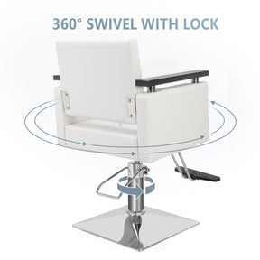 OmySalon SC05 Hydraulic 360-Degree Swivel Hair Stylist Salon Chair