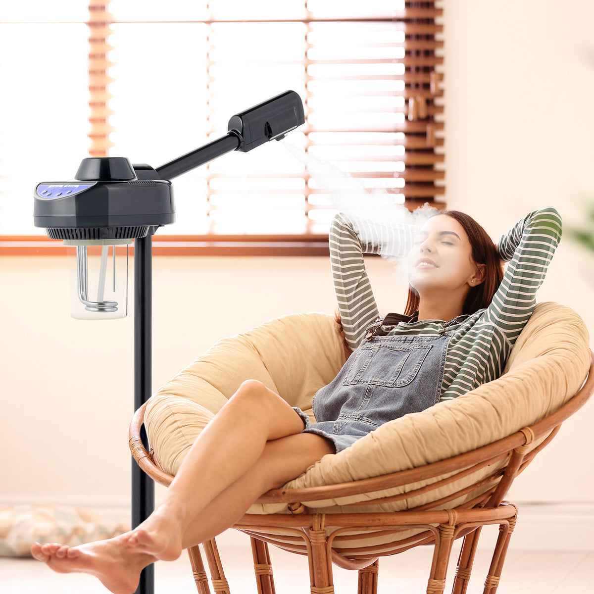 OmySalon Professional Esthetician Facial Steamer with Hot Ozone Mist