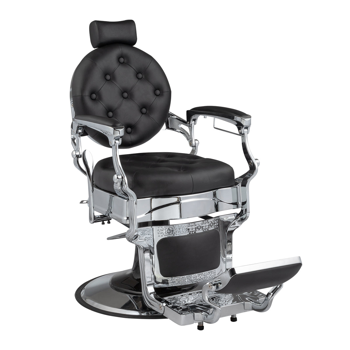 OmySalon Vintage Barber Chair All Purpose Heavy Duty Hydraulic Recline Salon Chair