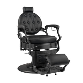 OmySalon BC1601 Vintage Style Heavy Duty Hydraulic Recline Barber Chair