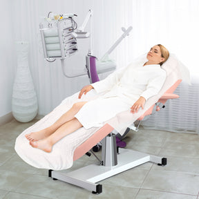 OmySalon 73in 360 Degree Rotating Hydraulic Height Adjustable Facial Massage Bed