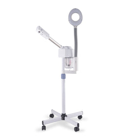 OmySalon 2 in 1 Professional Touch Screen Facial Steamer with 5X Magnifying Lamp