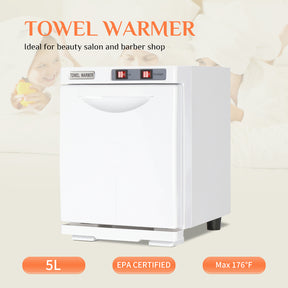 OmySalon 5L Hot Towel Warmer Cabinet for Facials Massage