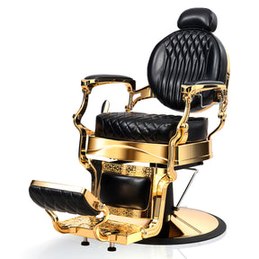 OmySalon BC1603 Retro Heavy Duty Hydraulic Recline Barber Chair