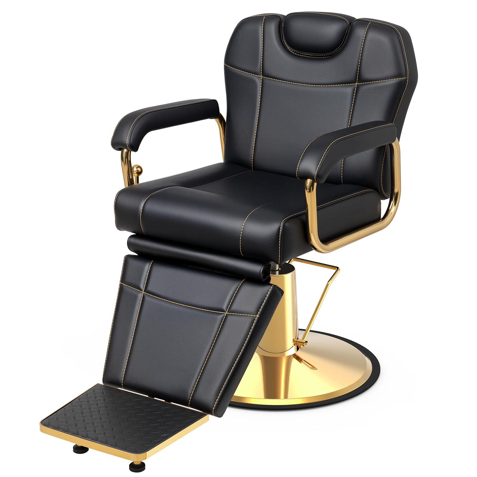 OmySalon SC4101 All Purpose Heavy Duty Hydraulic Reclining 360° Swivel Salon Chair
