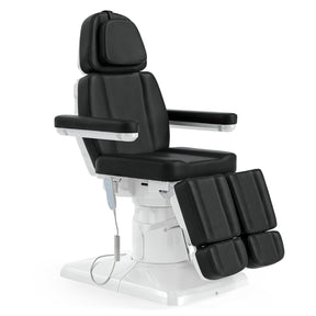 OmySalon LBTC2 73in Electric Tattoo Facial Bed with 2 Motors, Remote One-touch Operate, 90° Rotation and Adjustable Split Legs