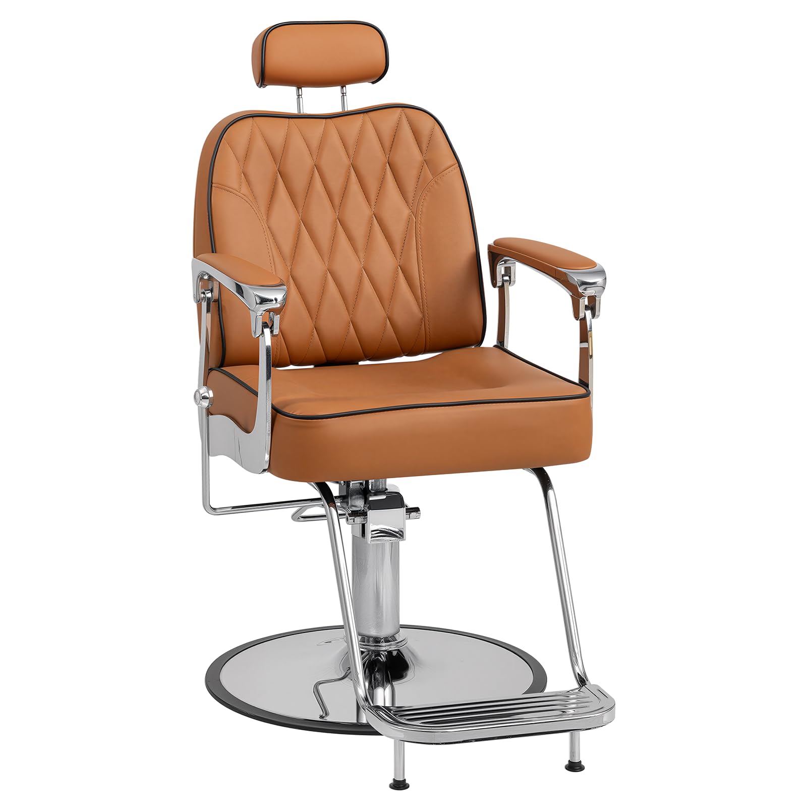 OmySalon SC3901 All Purpose Hydraulic Reclining Salon Chair w/Headrest