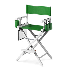 OmySalon 26in Wooden Portable Director Chair Folding Makeup Chair with Storage Pouch