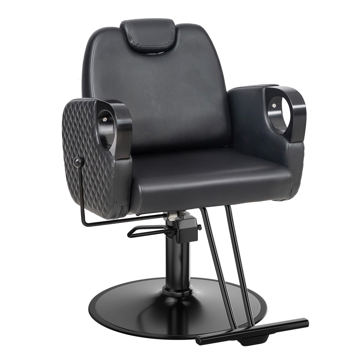 OmySalon SC3601 All Purpose Heavy Duty Hydraulic Reclining Salon Chair w/Headrest