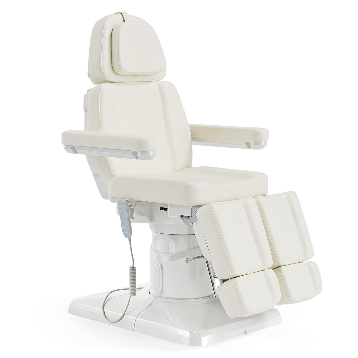 OmySalon LBTC2 73in Electric Tattoo Facial Bed with 2 Motors, Remote One-touch Operate, 90° Rotation and Adjustable Split Legs
