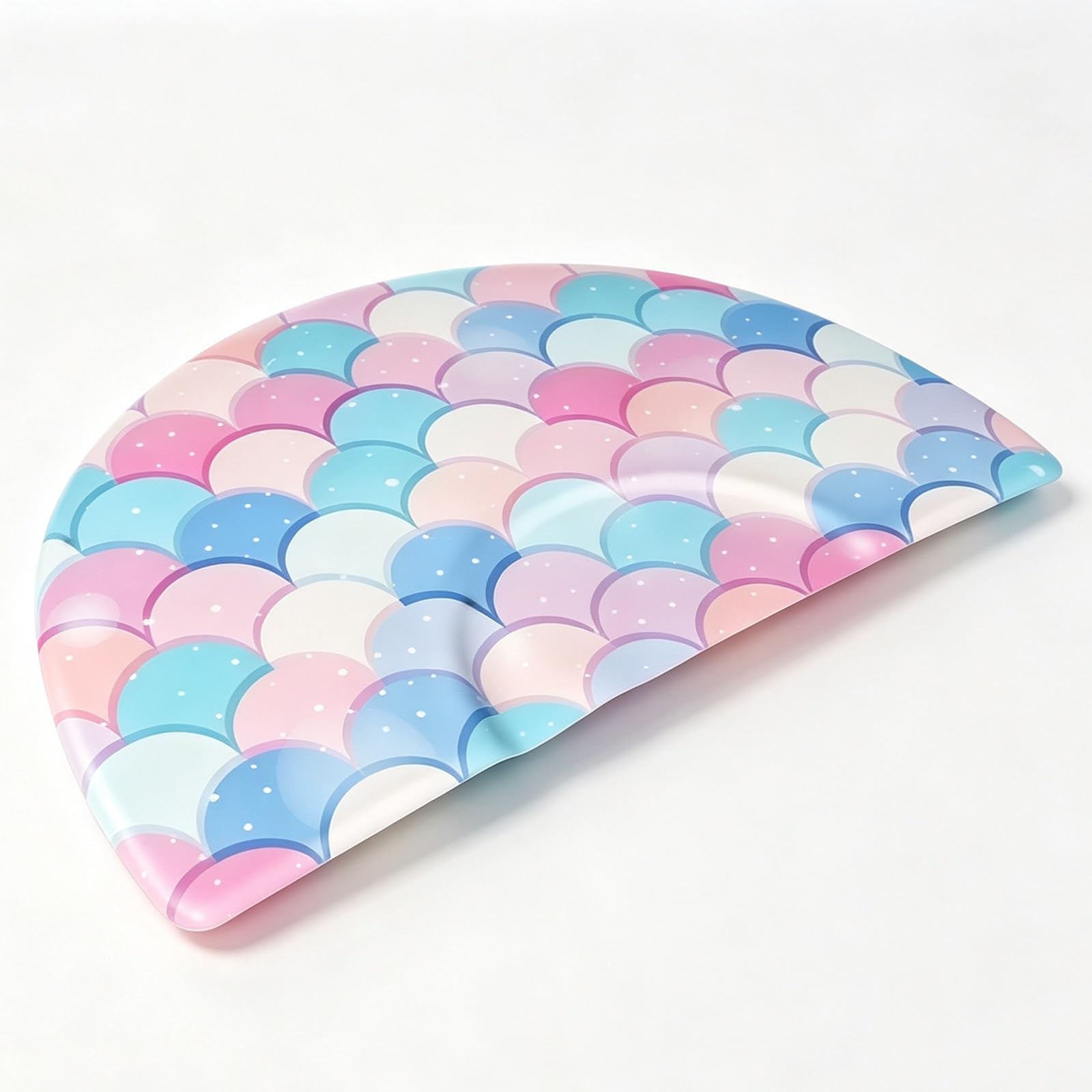 OmySalon 3' x 5' Kids Salon Anti-Fatigue Mat for Round Base Styling Chairs 5/8" Thick