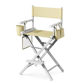 OmySalon 26in Wooden Portable Director Chair Folding Makeup Chair with Storage Pouch