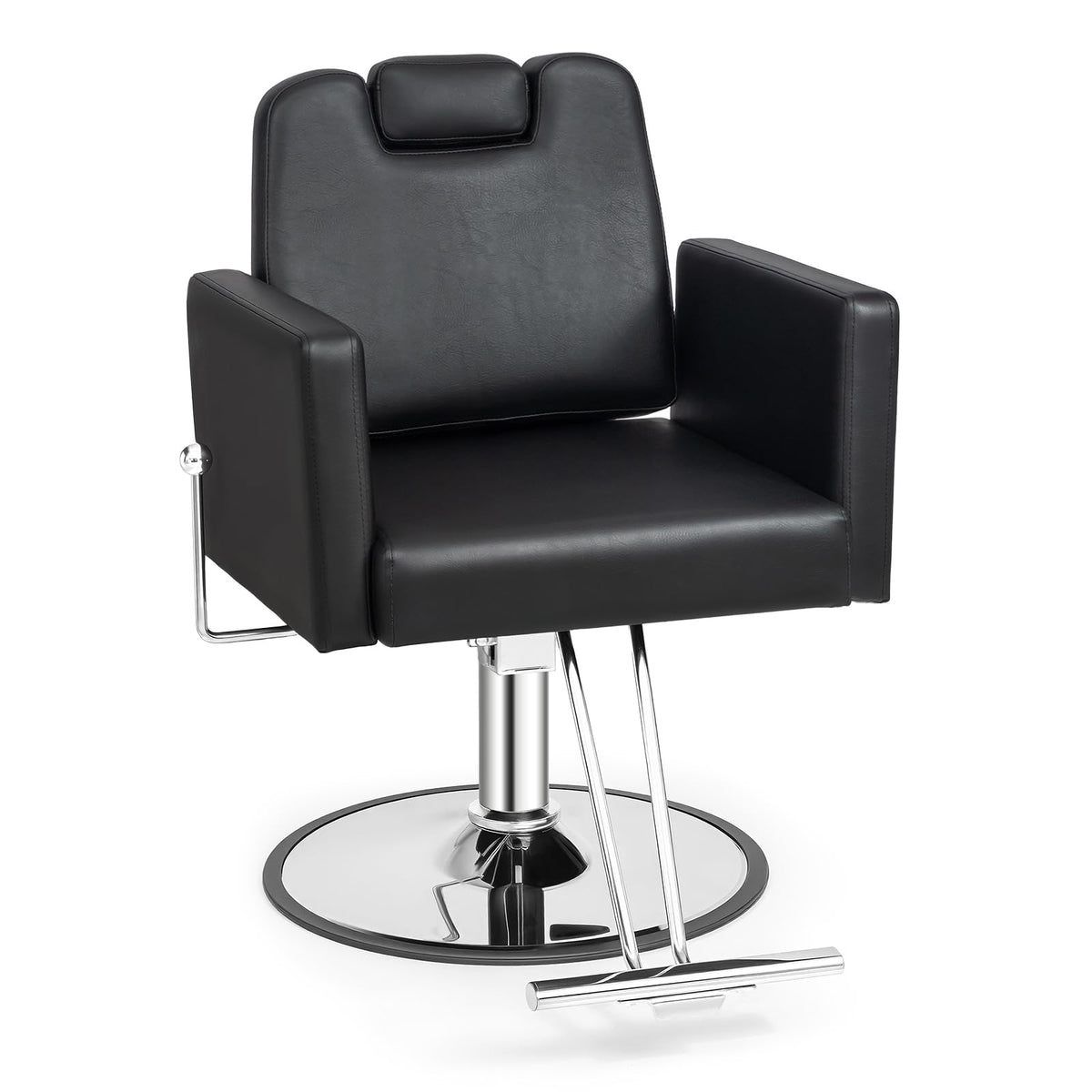 OmySalon SC2311 All Purpose 360° Swivel Hydraulic Reclining Salon Chair w/Headrest
