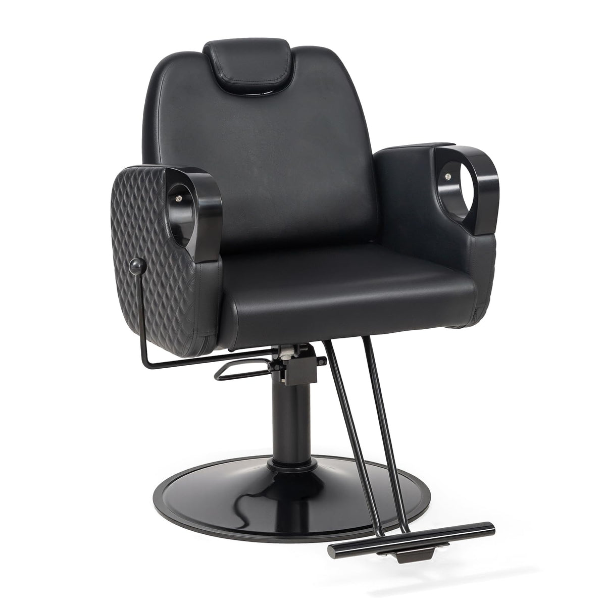 OmySalon SC3601 All Purpose Heavy Duty Hydraulic Reclining Salon Chair w/Headrest