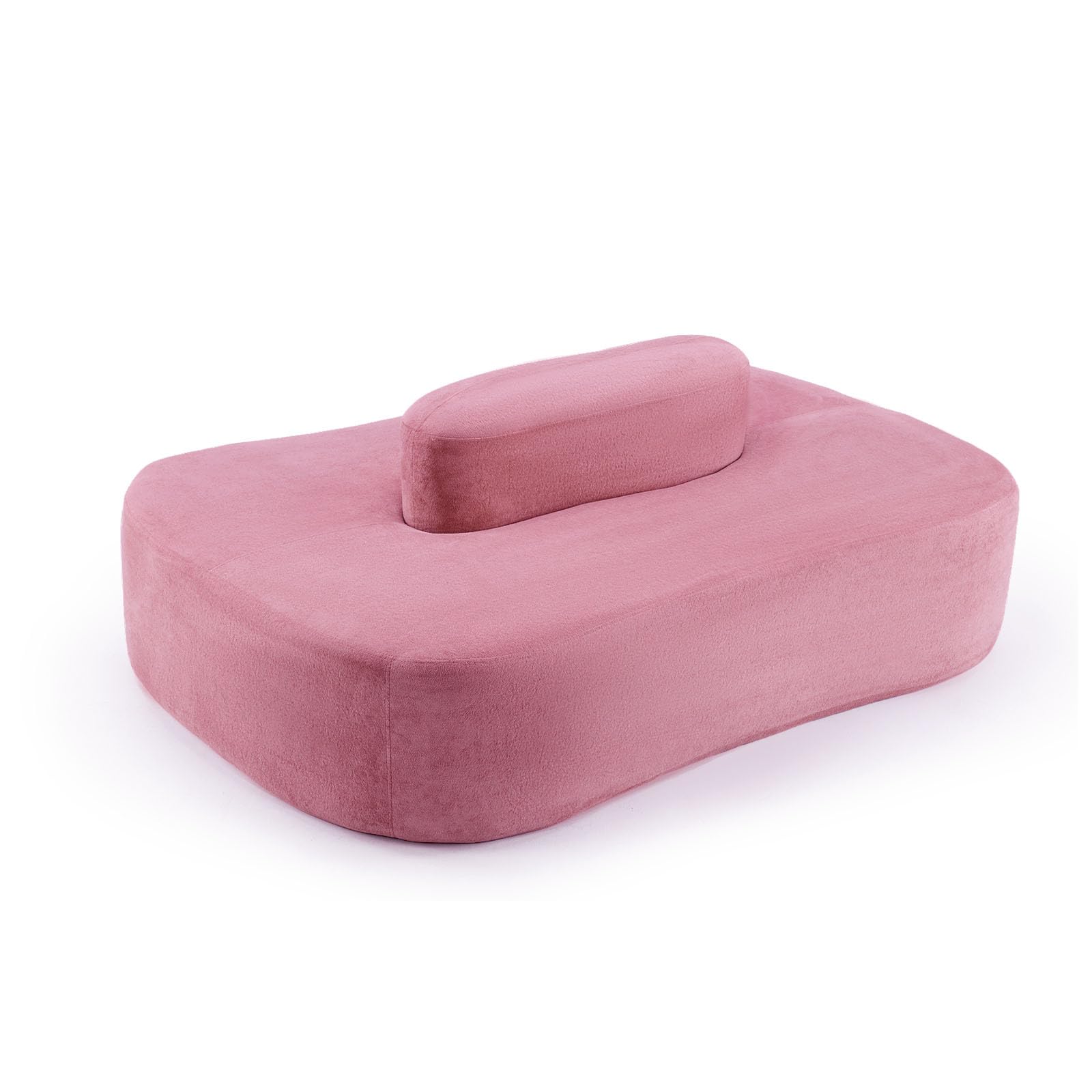 OmySalon SLKS 71.6in Double-Sided Plush Reception Bench for 4-6 People, Fully Assembled