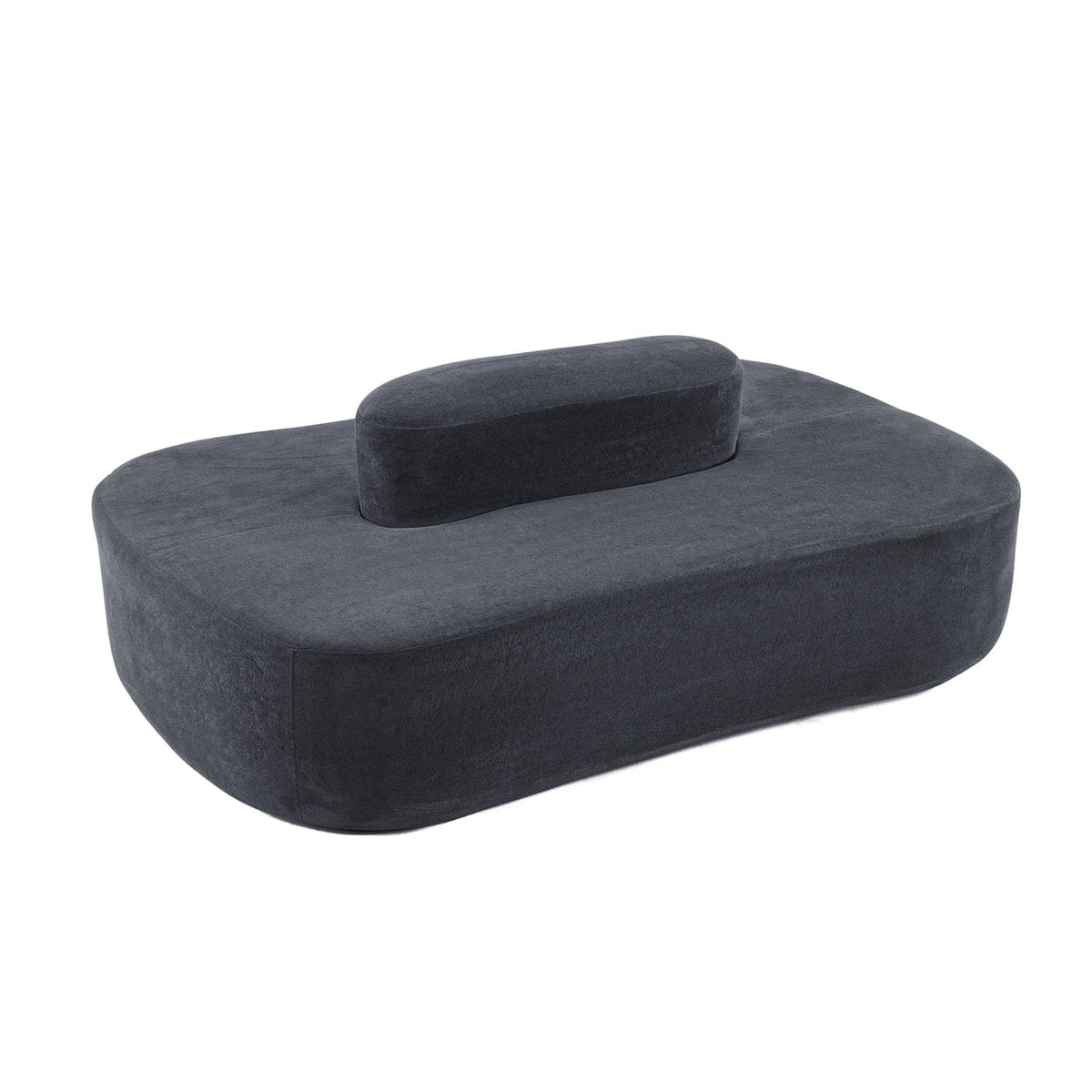 OmySalon SLKS 71.6in Double-Sided Plush Reception Bench for 4-6 People, Fully Assembled