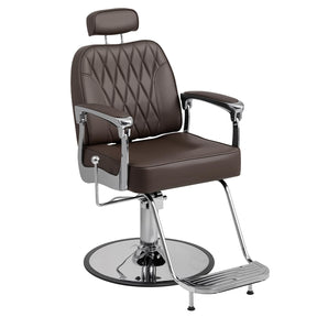 OmySalon SC3901 All Purpose Hydraulic Reclining Salon Chair w/Headrest