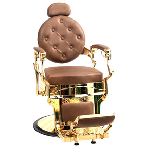 OmySalon BC1604 Retro Heavy Duty Hydraulic Recline Barber Chair