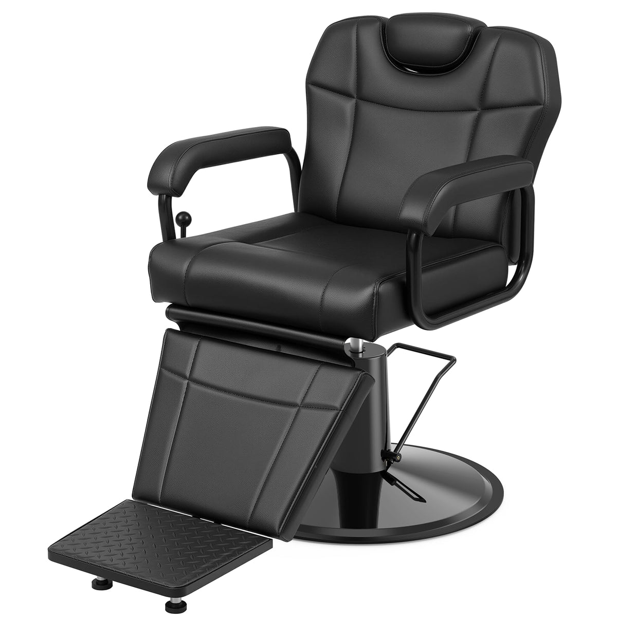 OmySalon SC4101 All Purpose Heavy Duty Hydraulic Reclining 360° Swivel Salon Chair